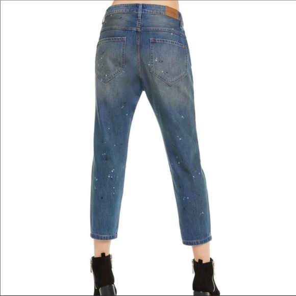 Wildfox Paint Splatter Boyfriend Jeans - Picture 2 of 7